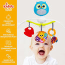 Baby Stroller Arch Toy with Relaxing Music & Lights - Adjustable Activity Arch & Play Accessories - Baby Bouncer Toy Bar, Carseat, Crib, Stroller Hanging Toys for Infants 0 Months Old & Up by TinyTreasures Baby Boutique