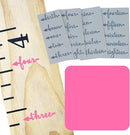 Little Acorns ADD ON - DIY Vinyl Growth Chart Ruler - Height Marker Arrows ONLY - Script - Straight by TinyTreasures Baby Boutique