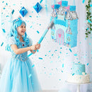 WERNNSAI Princess Castle Pinata - Ice Castle Pinata Blue Princess Party Decorations for Girls Birthday Party Game Magical World Birthday Party Decoration Supply Winter Fairy Party Game by TinyTreasures Baby Boutique