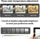 Rechargeable A3 Light Pad for Diamond Painting,Tracing Light Box with Stand and Clip,3 Colors Stepless Dimmable and 6 Levels of Brightness Light Board for Artists,Drawing,Sketching,Animation by TinyTreasures Baby Boutique