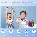 【2025 Newest】 Mini Karaoke Machine for Kids Girls & Boys - Portable Bluetooth Speaker with 2 Wireless Microphones - Kids Birthday Gifts for Ages 4-10 - Kids' Instrument Accessories - Black by TinyTreasures Baby Boutique