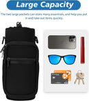 32 40 oz Water Bottle Carrier with Strap, Neoprene Water Bottle Sleeve Bag with 2 Pockets Insulated Flask Sling Holder for Walking Hiking Gym by TinyTreasures Baby Boutique