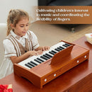 Kids Piano Keyboard, 37 Keys Digital Piano for children, Toddler Music Educational Instrument Toy Wood Piano for 3+ Girls and Boys by TinyTreasures Baby Boutique