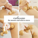 tuuli Accessories – Back Massager with Smooth Ball Rollers, Multi-Functional Back Roller, Neck Massager, Eases Muscle Tension and Supports Skin Health, Muscle Roller 7 x 3 inches by CozyNest Decor