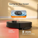 roborock Q10 X5+ Robot Vacuum and Mop, Self-Emptying, Hands-Free Cleaning for up to 7 Weeks, 10,000Pa Suction, Obstacle Avoidance, LiDAR Navigation, No-Go Zones, Black by CozyNest Decor