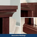 Sauder Miscellaneous Storage 3 Bookcase/Book Shelf, L: 35.28" x W: 13.23" x H: 43.78", Select Cherry finish by CozyNest Decor