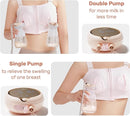 NCVI 8100 Double Electric Breast Pump Suitable for Large Nipples with 4 Modes|9 Levels, Anti-Backflow Milk Breastfeeding Pump with 24/28mm Silicone Flanges, Handheld Motor and LED Display, Ultra-Quiet by TinyTreasures Baby Boutique