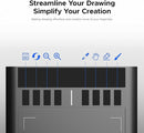 Graphics Drawing Tablet, UGEE M708 10 x 6 inch Large Digital Drawing Pad with 8 Hot Keys 8192 Levels Pen, Graphic Tablets for Computer Graphic Board Creation Sketch for PC/Laptop/Mac OS/Linux/Chrome by TinyTreasures Baby Boutique