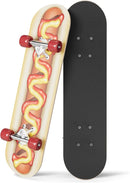 24 inch Rude Boyz Mini Cruiser Skateboard - Aluminium Trucks - Kids Skateboard Ages 5-8 Beginner - Skateboards for Kids by TinyTreasures Baby Boutique