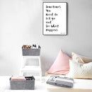 Welaxy Storage Baskets Collapsible Felt Storage bin Foldable Shelf Drawers Organizers for Kids Pet Toys magazine Books Clothes Closet Cabinet decluttering (Charcoal) by TinyTreasures Baby Boutique