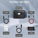 Portable Power Station 2400W, 1843Wh LiFePO4 Solar Generator UPS Home Battery Backup Power w/4 2400W AC Outlets (4800W Peak),2 PD100W, 2Hrs Fast Charging for Outdoor Camping, RV Travel,Emergency by TinyTreasures Baby Boutique