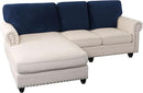 PrinceDeco Sectional Couch Covers Velvet Cushion Covers for Sectional Couch Cushion Covers for Sectional Sofa Separate Sectional Sofa Slipcovers Washable(1 Chaise Back+ 2 Sofa Back,Navy) by CozyNest Decor