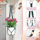 Hoteam 12 Pcs Macrame Plant Hangers Macrame Hanging Planters for Indoor Plants Handmade Boho Hanging Baskets Flower Pots Holder for Outdoor Home Wall Decor by GreenHaven Gardens