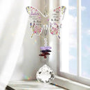 Sister Gifts, Valentines Day Gifts for Sister, Gifts for Sister Crystal Suncatcher, Mother's Day Birthday for Sister, to My Sister Gifts Hanging Butterfly Crystal Suncatcher Ornament by GreenHaven Gardens