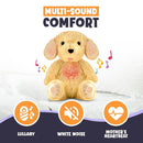 Gemma Joy Bedtime Baby Soothers for Sleep, Cry Activated Heartbeat Stuffed Animal for Baby, Newborn, Calming Light, Lullaby Music, White Noise, Shush and Mother’s Heartbeat - (Puppy, Rechargeable) by TinyTreasures Baby Boutique