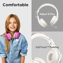 LilGadgets Connect+ Wired Kids Headphones for School with Microphone, Noise & Volume Reducing Over-Ear Headset with Cord, SharePort Technology & SoftTouch Padding, Magical Unicorns Headphones for Kids by TinyTreasures Baby Boutique