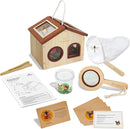 Kids Bug Catching Kit, 6-in-1 Nature Discovery Kit with Breathable Wooden Critter Habitat House, 15 Insert Cards, Magnifying Glass, Butterfly Net, Summer Outside Toys, Gift for Boys & Girls by TinyTreasures Baby Boutique