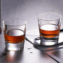KAMMAK Crystal Whiskey Glasses Set of 2, Hand Blown 8.79oz Old Fashioned Glasses Stemless, Luxury Handcrafted Cocktail Glasses, Scotch Cup for Women, Men Gift for Rocks, Bourbon, Bar Barware by CozyNest Decor