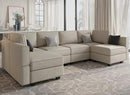 Belffin Modular U Shaped Couch with Storage Seat Reversible Sectional Sofa with Chaise Velvet Grey… by CozyNest Decor