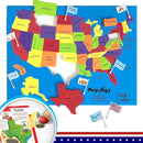 Imagimake Mapology United States Flash Card Puzzle with Flags, Country- Capitals | Educational Toys for Kids Ages 5-8 | Learn Geography Puzzles for kids Ages 8-10 | Christmas Gift for Boys & Girls by TinyTreasures Baby Boutique