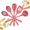 Starpack 'Stir & Serve' Silicone Cooking Utensils Set (5 Pcs) - Kitchen Utensils Set Heat Resistant to 600°F - Kitchen Utensils for Nonstick Cookware - Silicone Utensil Set for Mixing & Cooking by CozyNest Decor