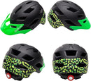 OnBros Kids Bike Helmet - Bike Helmets for 5-14 Boys or Girls with Visor, Children Bicycle Helmet for Skateboard Mountain Scooter Road Cycling, Lightweight and Adjustable 50-57CM by TinyTreasures Baby Boutique