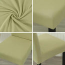 JQinHome Sage Green Chair Covers for Dining Room Set of 2, High Stretch Removable Washable Parsons Chair Slipcover for Home Party Hotel Wedding Ceremony (2PCS,Sage Green) by CozyNest Decor