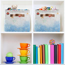 Storage Basket Gnomes Christmas Cube Storage Bins Organizer Bag Collapsible Closet Shelf Baskets with handle for Baby Cloth Pet Toy Book 14.2×10.2×8.3 IN by TinyTreasures Baby Boutique