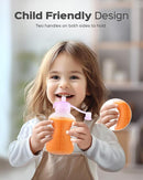 Silicone Reusable Baby Food Pouches with Straws, 2 Pack Leakproof Refillable Squeeze Pouches, Dishwasher, Freezer, Microwave Safe, 5OZ Baby Food Storage for Homemade Puree, Yogurt by TinyTreasures Baby Boutique