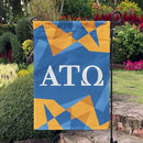 Alpha Tau Omega Licensed Flag Garden 12x19 inches Flag Banner Yard Decor Outdoor Decoration (Alpha Tau Omega