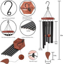 Wind Chimes for Outside, Memorial Wind Chimes with 6 Long Metal Tubes, Sympathy Wind Chime with Sound, Perfect for Garden, Patio and Yard by CozyNest Decor