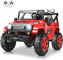 Hikole 24V Kids Electric Car with Remote Control - 4WD/2WD Switchable Two Seater Ride on Cars with 4x200W Powerful Engines, LED Lights, Spring Suspension, Ride on Toys for Kids Ages 4-8, Red by TinyTreasures Baby Boutique