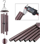 ASTARIN Outdoor Wind Chimes, 45 in Memorial Chimes with 6 Heavy Tubes, Large Deep Tone for Garden Hanging Decor, Sympathy Gifts. Bronze by CozyNest Decor