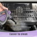 Pressurized Handheld Multi-Surface Natural Steam Cleaner with 12 pcs Accessories, Multi-Purpose Steamer for Home Use, Steamer for Cleaning Floor, Upholstery, Grout and Car (Purple) by TinyTreasures Baby Boutique