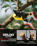 8.1" Pruning Shears for Gardening (Durable and Sharp Teflon-coated SK5 Blade)(Ergonomic Rubber Non-slip Handle) Bypass Garden Shears Up to 1 Inch Cut Capacity by GreenHaven Gardens