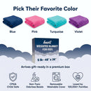 10 Lbs 48'' x 72'' Weighted Blanket for Kids with Removable Cover