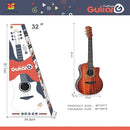 31 Inch Guitar Toy for Kids, 6Strings, Guitar Musical Instrument Toy, Birthday Present for Beginner Children Boys Girls , Beginner Practice First Musical Instrument for Children, Toddlers by TinyTreasures Baby Boutique