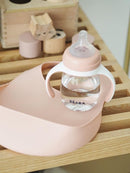 BEABA Silicone Baby Bib, Made with Soft Supple Silicone, Baby Bibs with Baby Food Catcher, Baby Essentials for Baby Feeding by TinyTreasures Baby Boutique