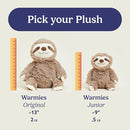 warmies Junior Microwavable & Weighted Stuffed Animals, Rainbow Dinosaur - Heated Stuffed Animal Plushie for Warmth & Comfort - Soft Plush Toys for Adults & Children (Boys, Girls, Babies & Toddlers) by TinyTreasures Baby Boutique
