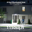 Onforu 65W Motion Sensor Outdoor Lights, 6000lm 6500K Daylight Flood Light Outdoor Motion Sensor, IP65 Waterproof Motion Detected Lights for Outside, Hardwired LED Security Light for Garage Yard by GreenHaven Gardens