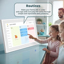 Digital Calendar, 21.5 Inch Wall Planner Digital Calendar & Chore Chart, IPS HD Touchscreen Interactive Display for Family Schedules, Streamline Household Organization, Wall Mount Included by TinyTreasures Baby Boutique