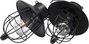 YAKii 2 Pack Solar Lantern Hanging Waterproof Outdoor Metal Solar Lamp with Warm White Light Decorate for Yard Garden Pathway Patio Porch Decor (Black) by GreenHaven Gardens