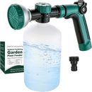 VENETIO 8-Dial Hose End Sprayer for Liquid Fertilizer/Soap | Precision Lawn, Yard & Garden Feeder with 34oz Bottle for Uniform Fertilizing and Watering Plants | Hose Attachment Nozzle Spray Gun by GreenHaven Gardens