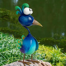 Kircust Peacock Decor Metal Yard Art Outdoor Statues Lawn Decorations Outside Garden Peacocks Decoration for Home by CozyNest Decor