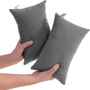 NTBAY Tiny Pillows, Down Alternative 7"x11" Microfiber Mini Pillow for Travel, Pets, Soft Machine Washable Small Pillows for Neck, Wrist, Lumbar and Knee, Dark Grey by TinyTreasures Baby Boutique