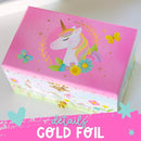 Musical Unicorn Kids Jewelry Box - Girls Jewelry Box with Mirror, Unicorn Toys for Girls Age 4-6 by TinyTreasures Baby Boutique