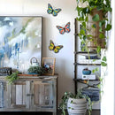 EOORAU 3D Metal Butterfly Wall Decor, Double-sided Pattern Metal Butterflies Wall Hanging Sculpture Decor for Outdoor Fence Patio Yard Garden Tree Decorations, Housewarming Gift by GreenHaven Gardens