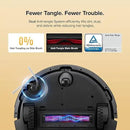 roborock Q7 M5 Robot Vacuum and Mop Combo, 10,000Pa HyperForce Suction, Robotic Vacuum Cleaner, Dual Anti-Tangle System, APP-Controlled Mopping, LiDAR Navigation, for Pet Hair and Carpet, Black by CozyNest Decor