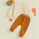 0-4T Toddler Boy Girl Halloween Outfit Fall Clothes Ghost Long Sleeve Sweatshirt Top Pants Baby Halloween Clothes by TinyTreasures Baby Boutique