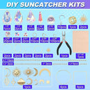 HYBEADS 200 pcs DIY Sun Catchers Making Kits Craft for Adults Crystal Suncatchers Supplies Stained Glass Window Hanging Prism Indoor Outdoor Garden Xmas Decor with Rainbow Maker Pendants Chains by GreenHaven Gardens